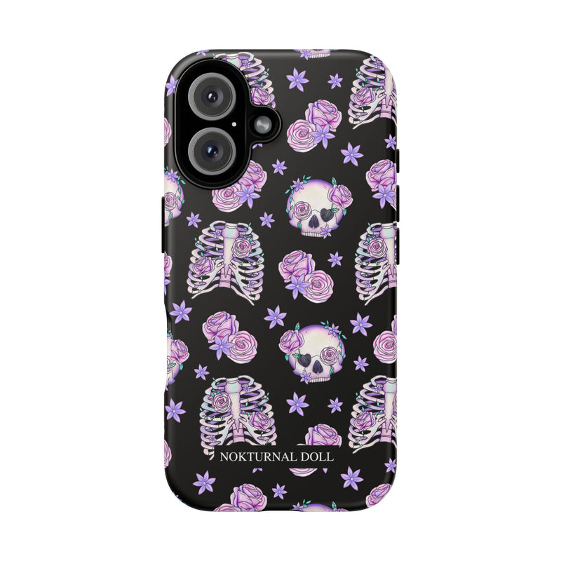 Skull and Roses Phone Case