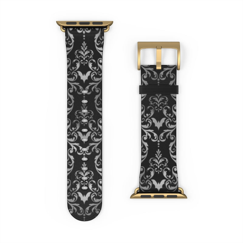 Bat Damask Watch Band