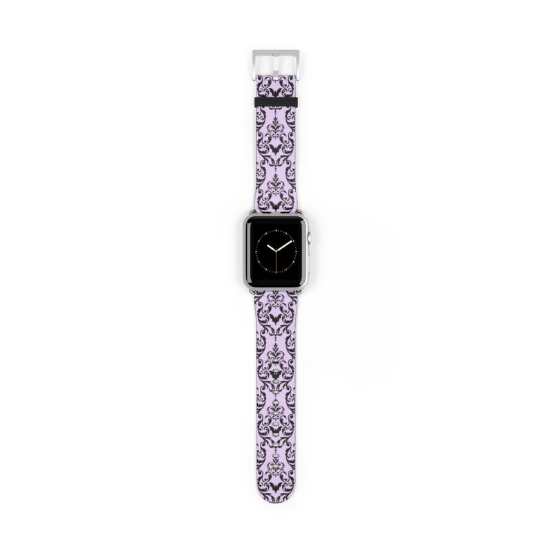 Bat Damask (Lavender) Watch Band