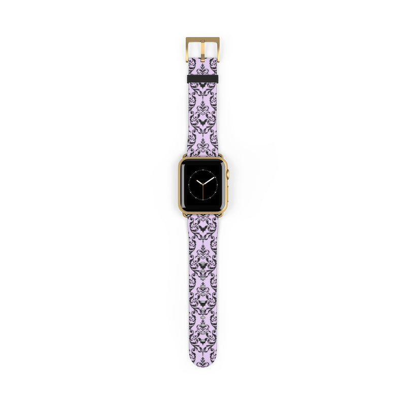 Bat Damask (Lavender) Watch Band