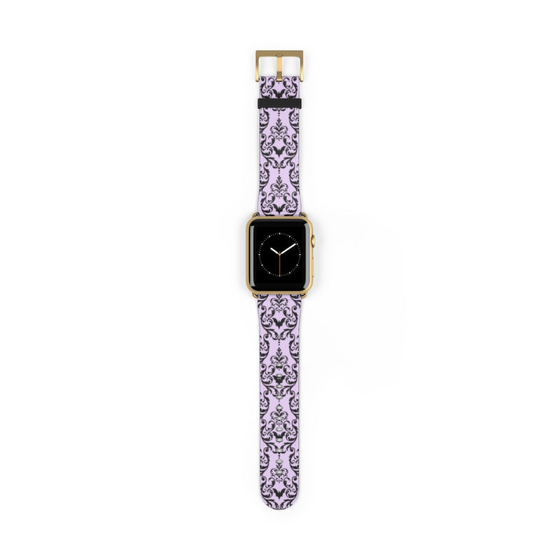 Bat Damask (Lavender) Watch Band