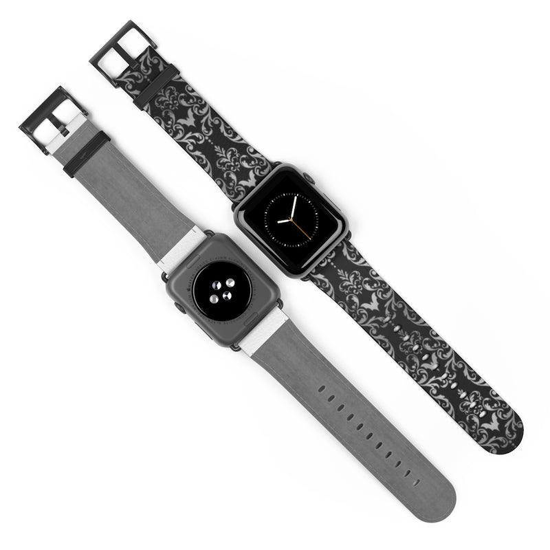 Bat Damask Watch Band