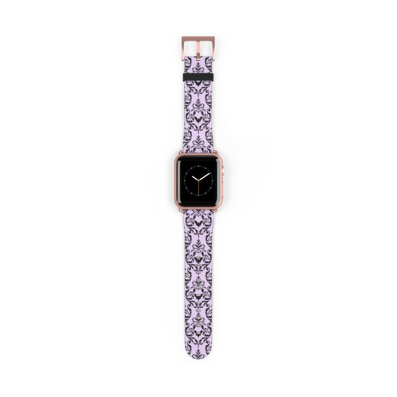 Bat Damask (Lavender) Watch Band